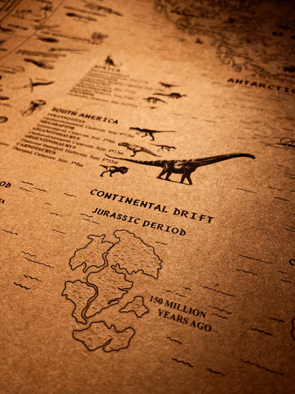 The Speculative Map of Supercontinent Pangaea