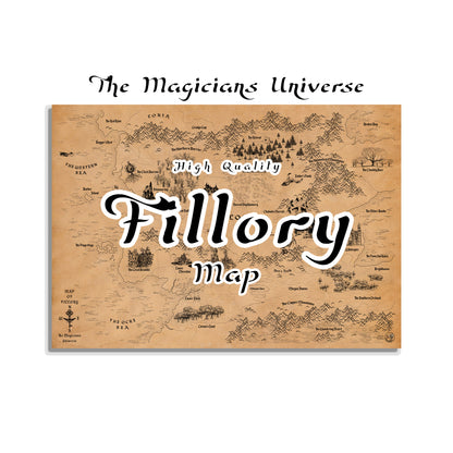 Fillory Further Map, Lev Grossman's The Magicians World Map