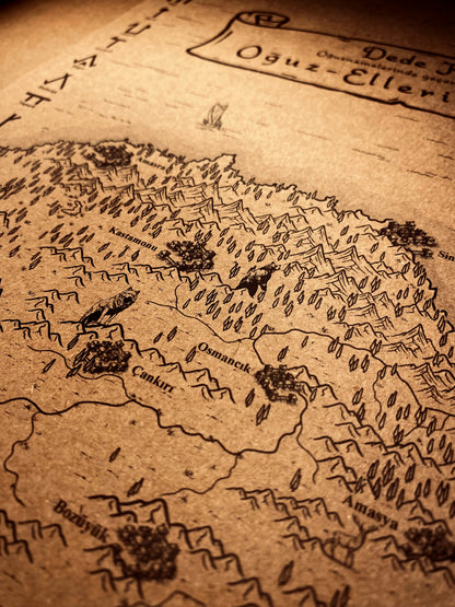 Dede Korkut Saga Map: A Journey Through Turkic Legends