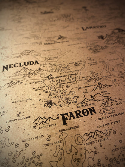 Map Of The Legend of Zelda, Hyrule World Map