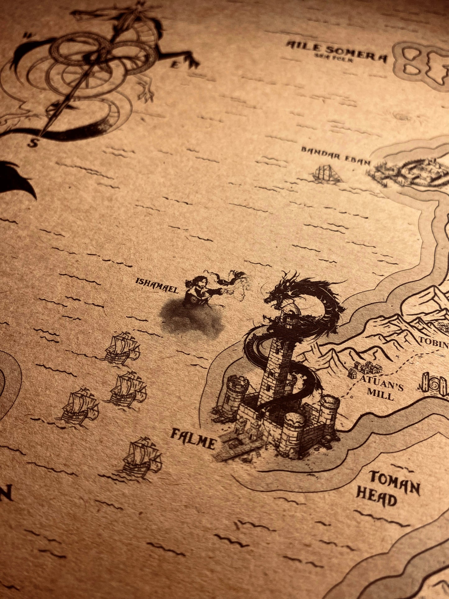 Carte du monde One Piece, Affiche de Monkey D Luffy