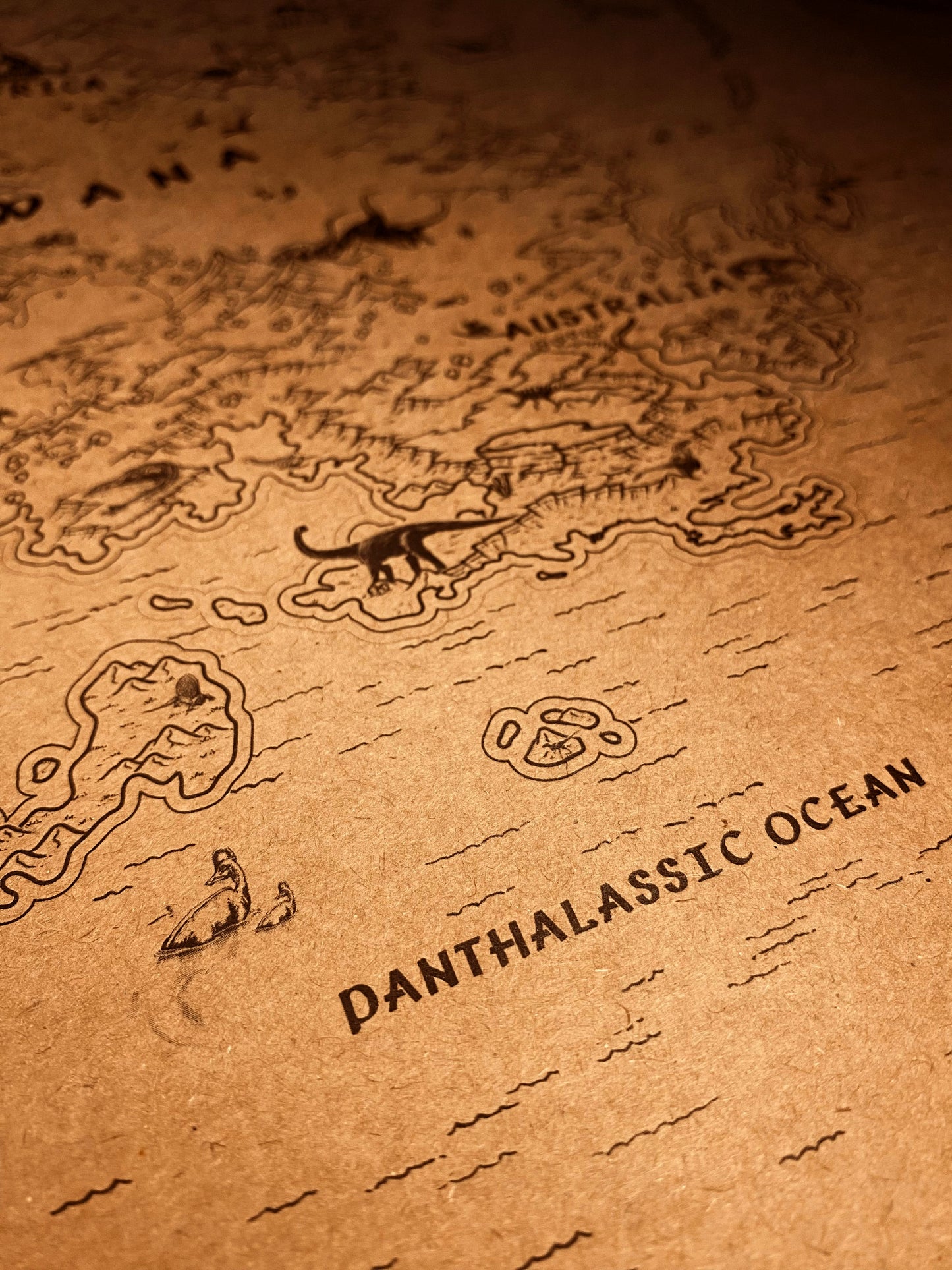 The Speculative Map of Supercontinent Pangaea