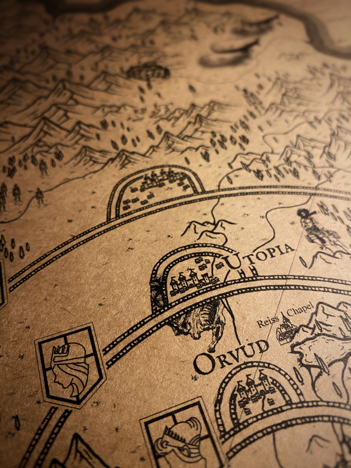 Mapa del mundo de One Piece, Póster de Monkey D. Luffy