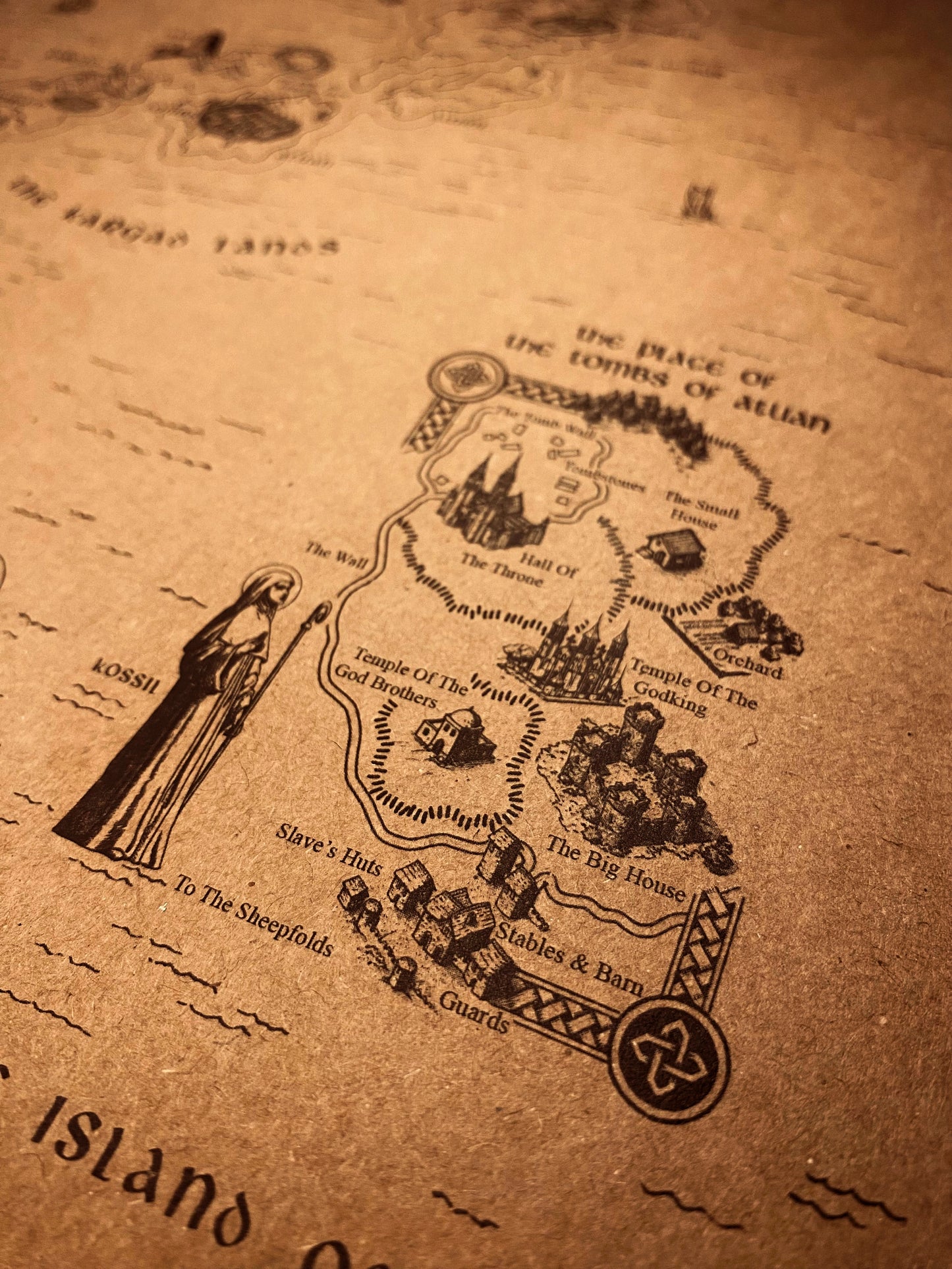 AWOES Earthsea World Map by Ursula K. Le Guin