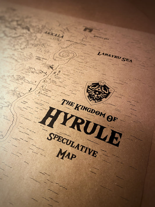 Map Of The Legend of Zelda, Hyrule World Map