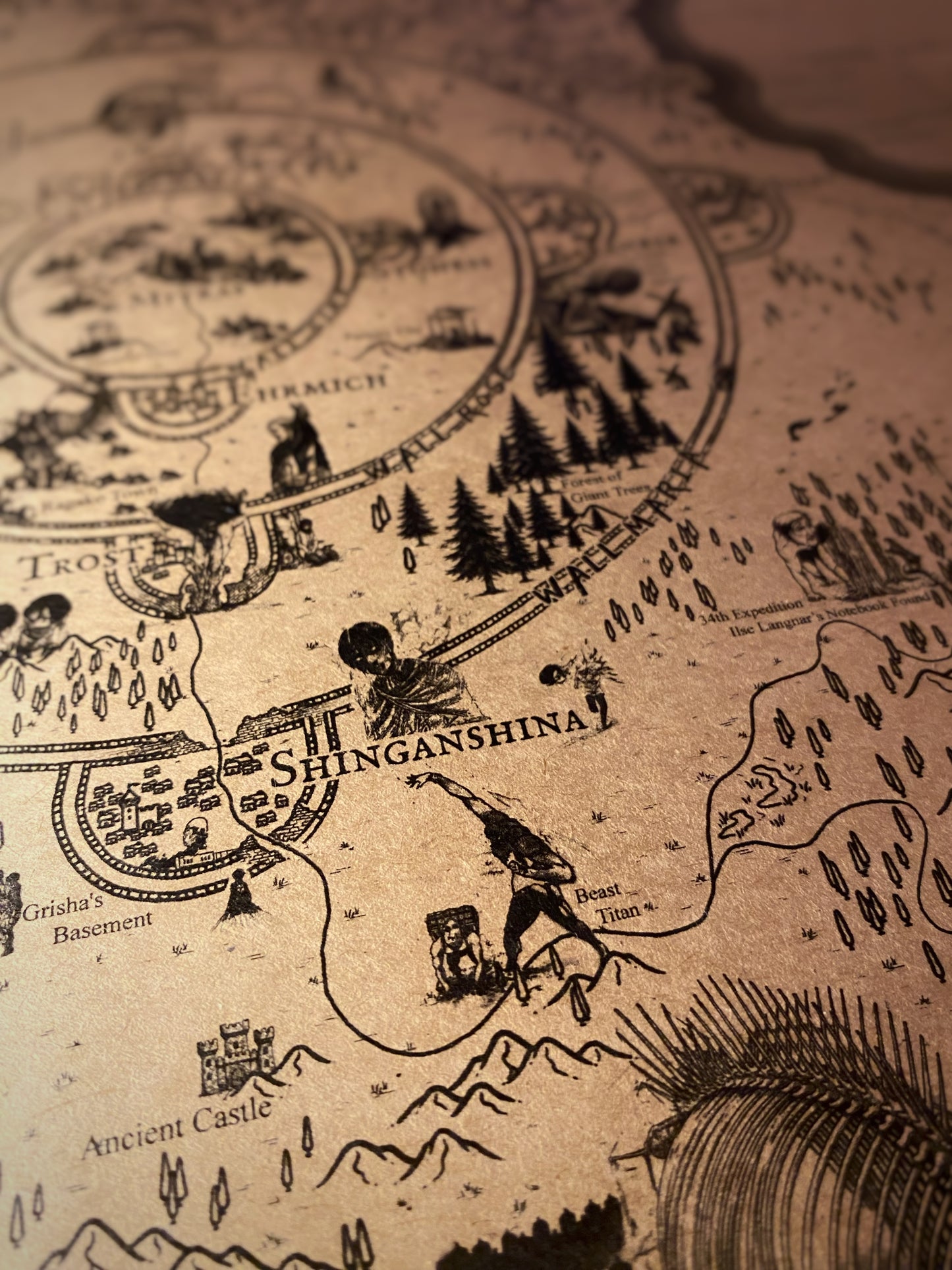 Mapa del mundo de One Piece, Póster de Monkey D. Luffy