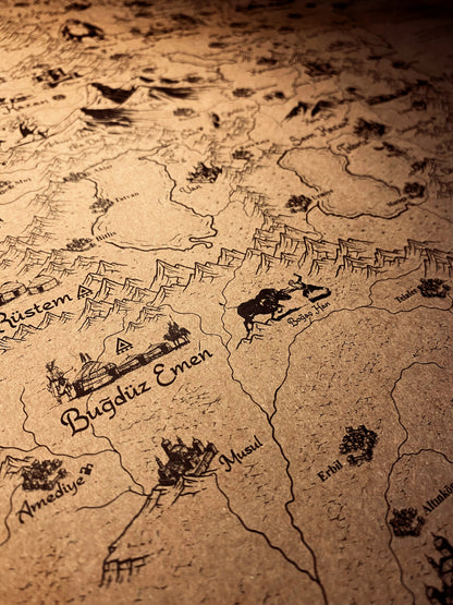 Dede Korkut Saga Map: A Journey Through Turkic Legends