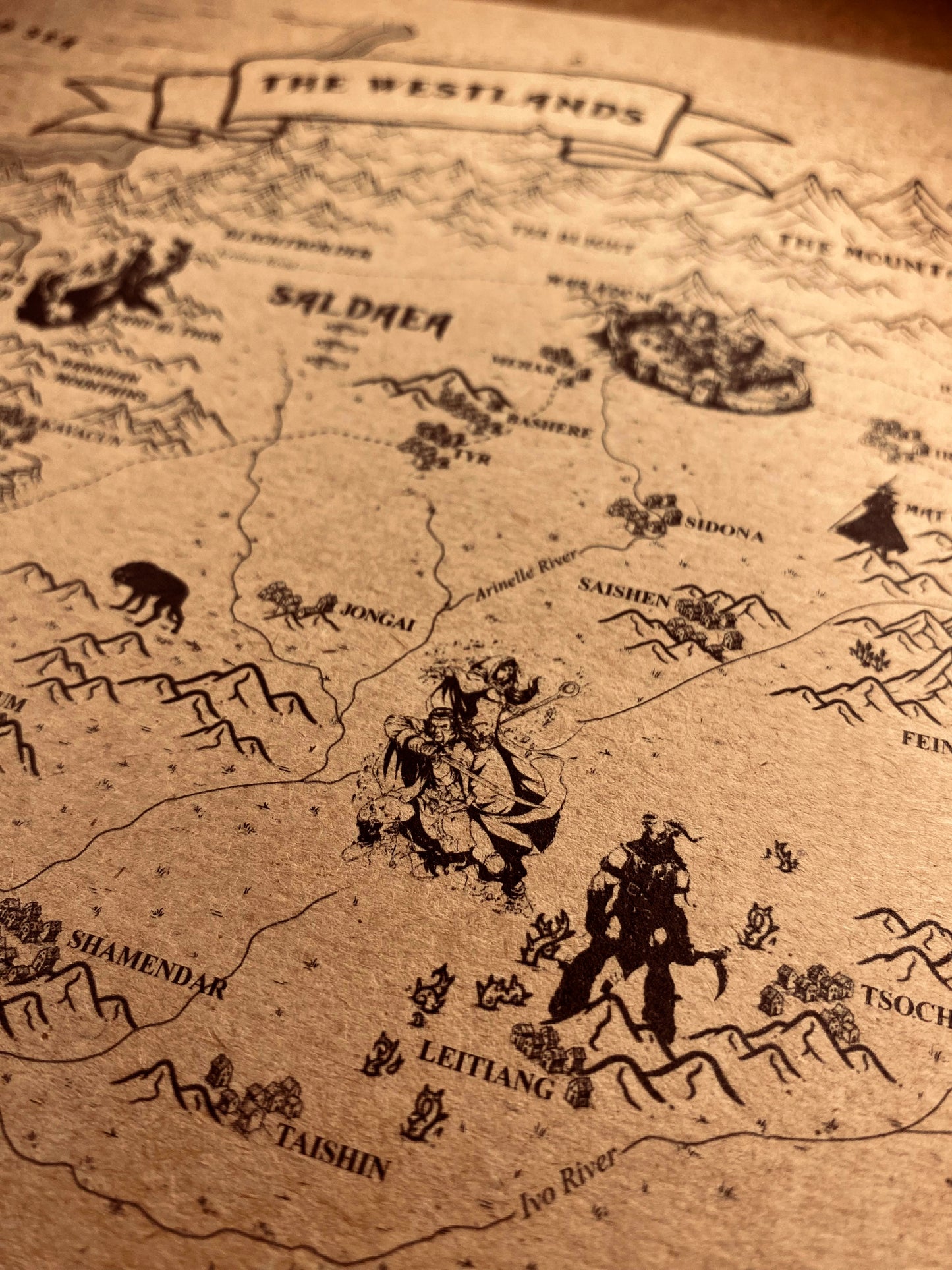 Carte du monde One Piece, Affiche de Monkey D Luffy