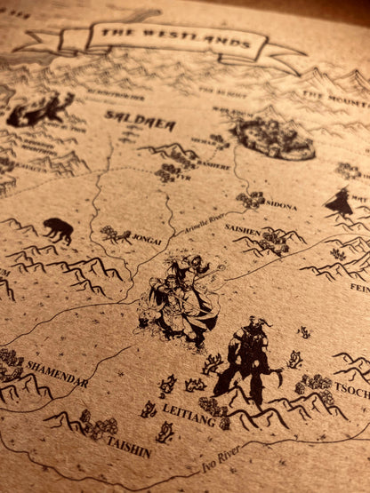 Carte du monde One Piece, Affiche de Monkey D Luffy