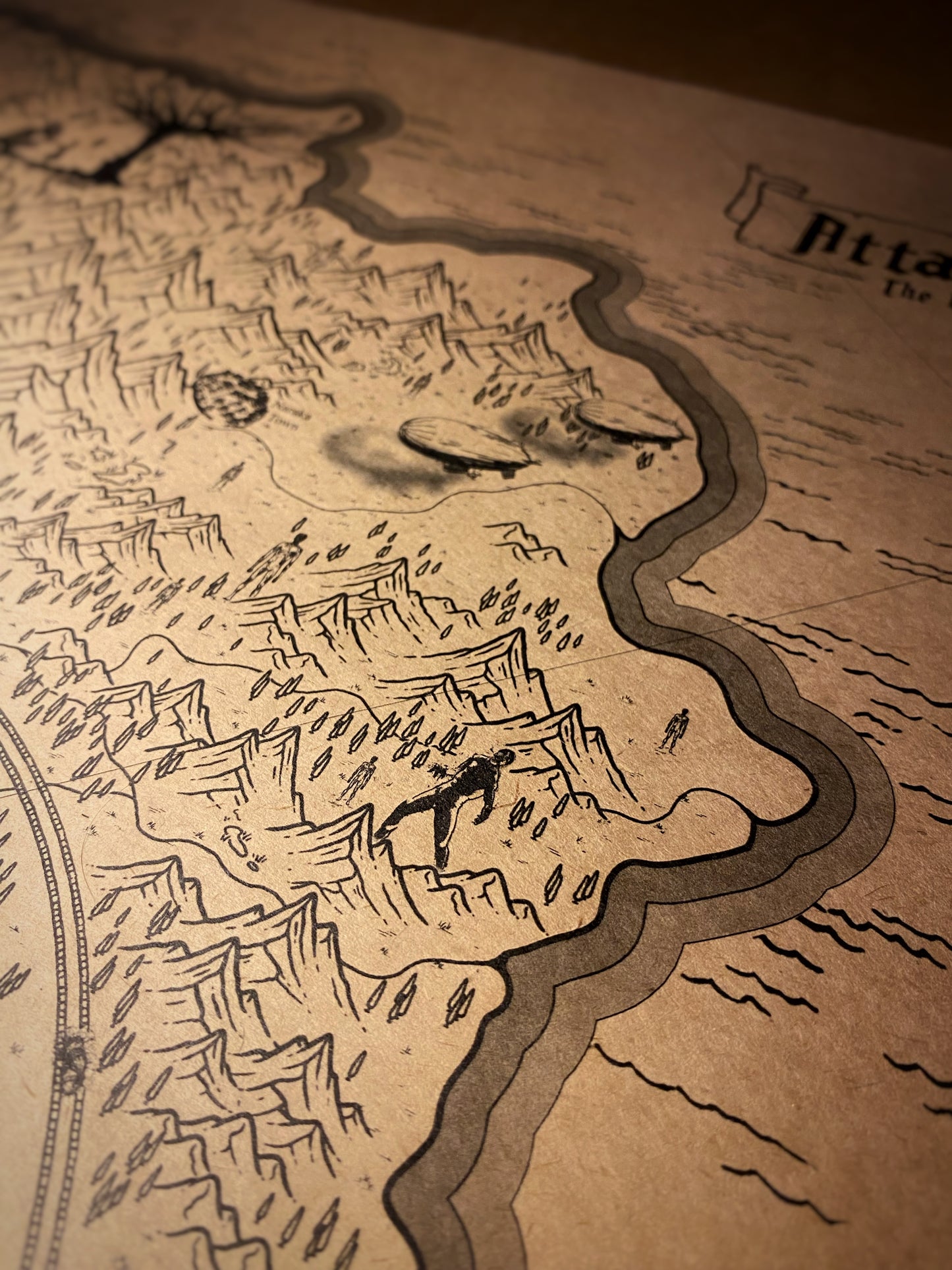 Mapa del mundo de One Piece, Póster de Monkey D. Luffy