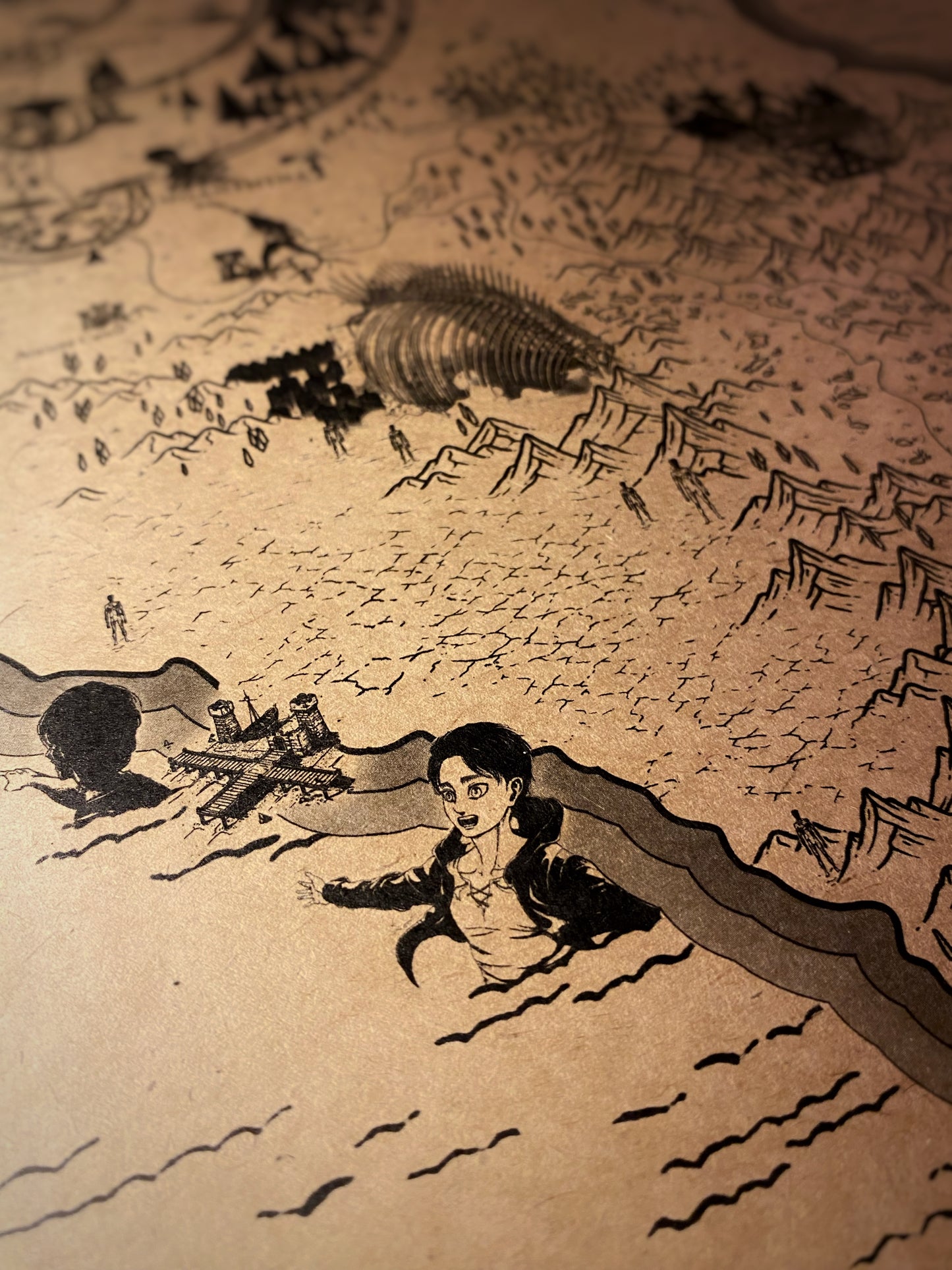 Mapa del mundo de One Piece, Póster de Monkey D. Luffy