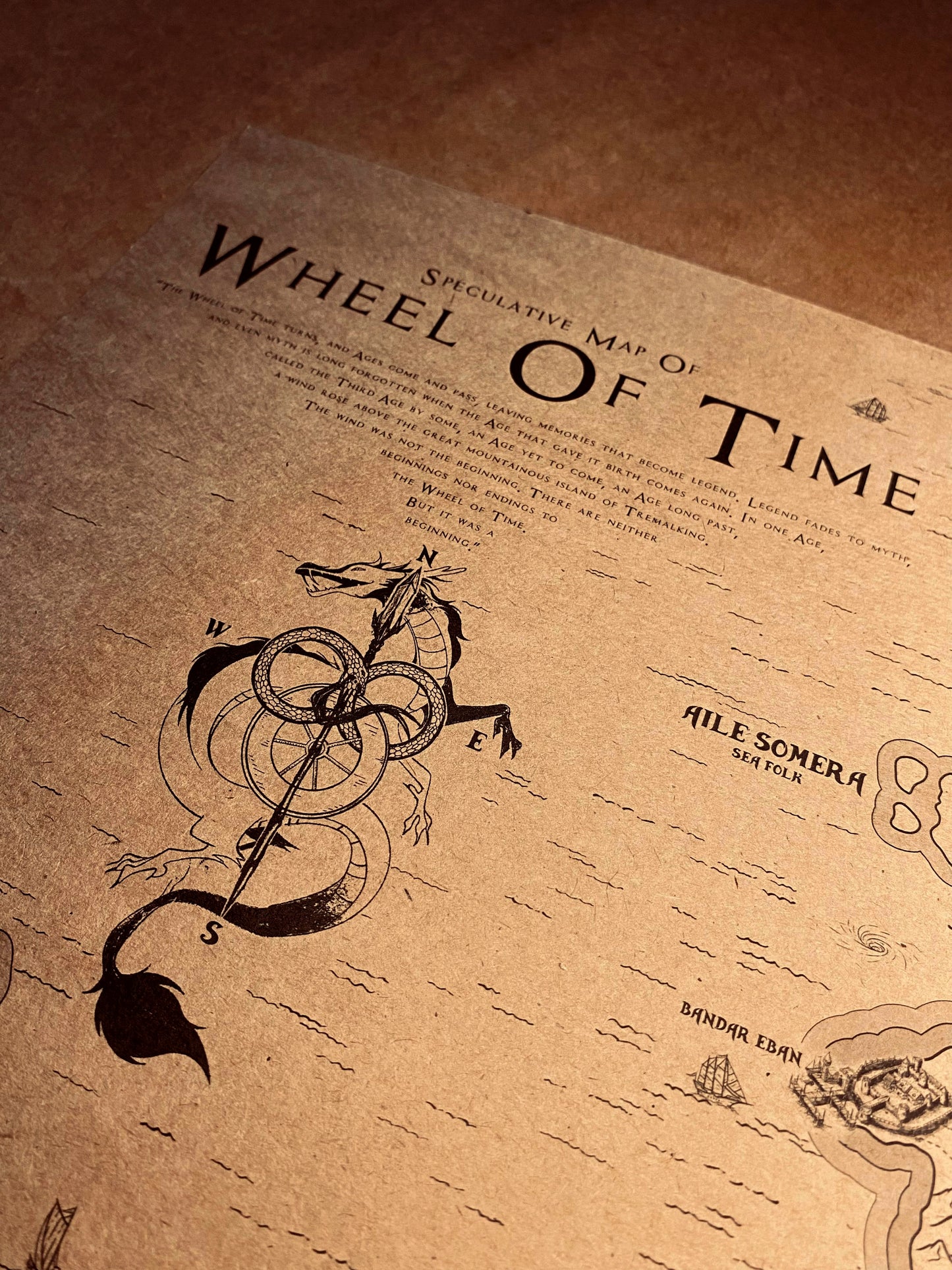 Carte du monde One Piece, Affiche de Monkey D Luffy