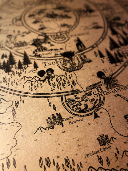 Mapa del mundo de One Piece, Póster de Monkey D. Luffy