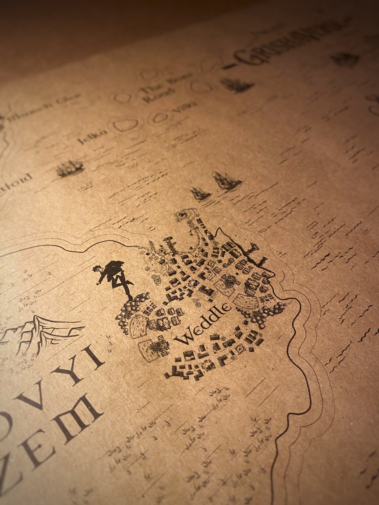 Shadow and Bone Series, Grishaverse Map