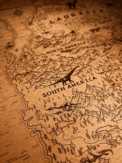 The Speculative Map of Supercontinent Pangaea