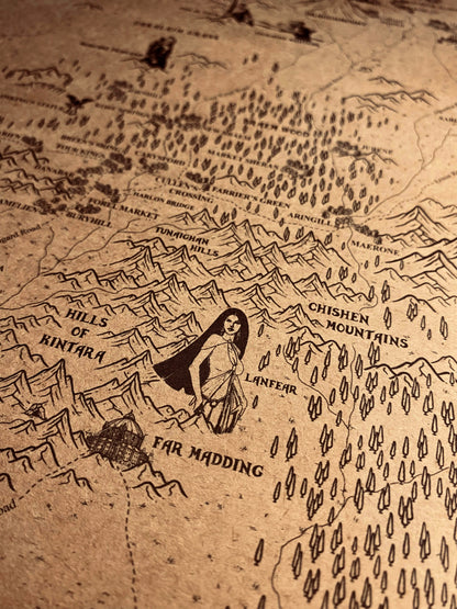 Carte du monde One Piece, Affiche de Monkey D Luffy