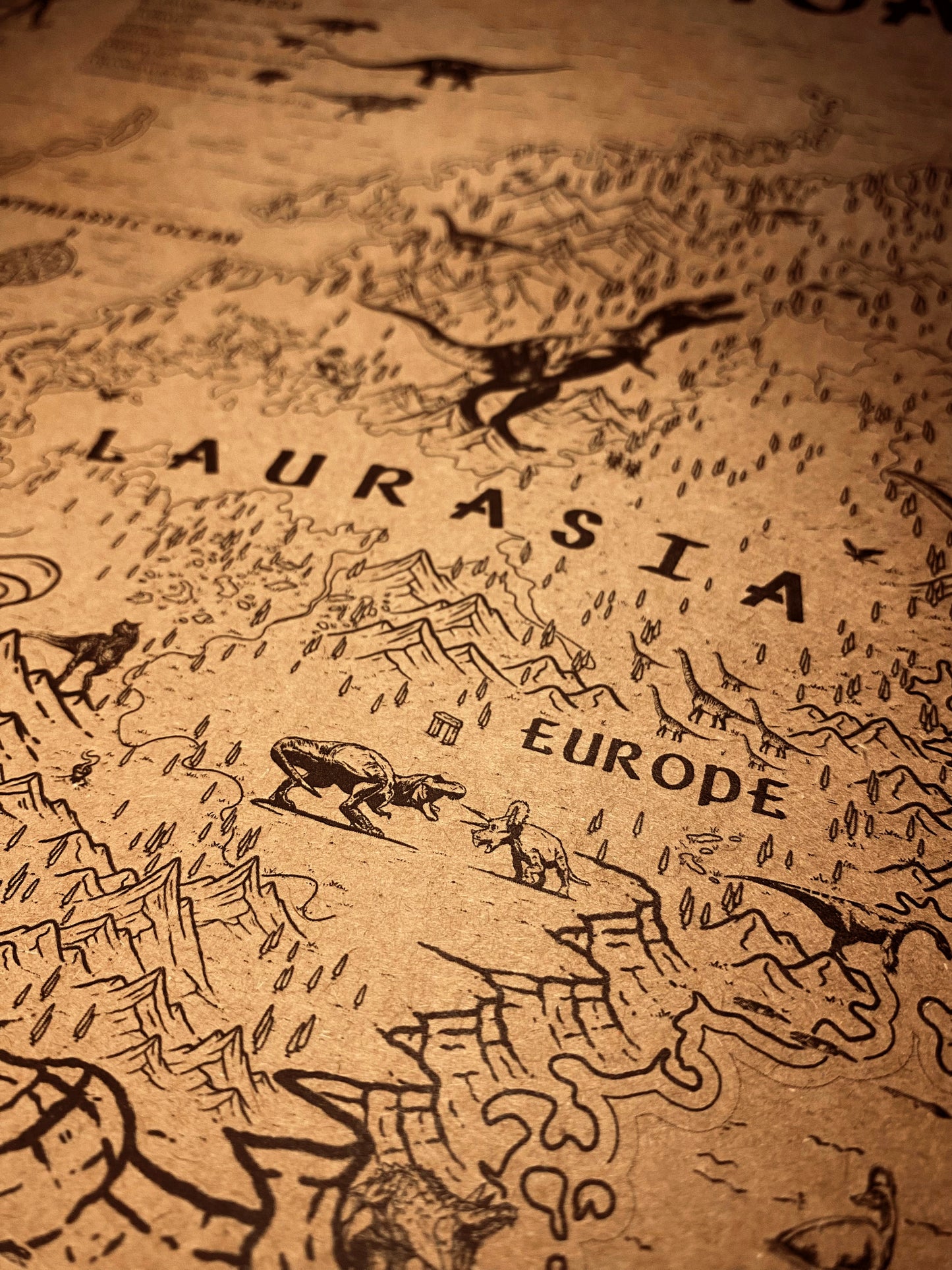 The Speculative Map of Supercontinent Pangaea