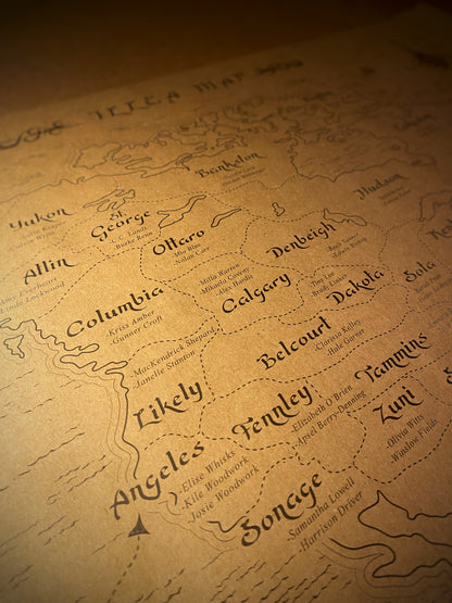 The Selection Universe, The Map of Illéa