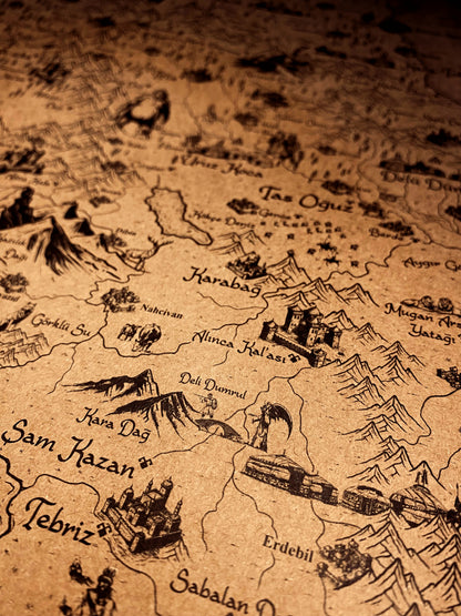 Dede Korkut Saga Map: A Journey Through Turkic Legends