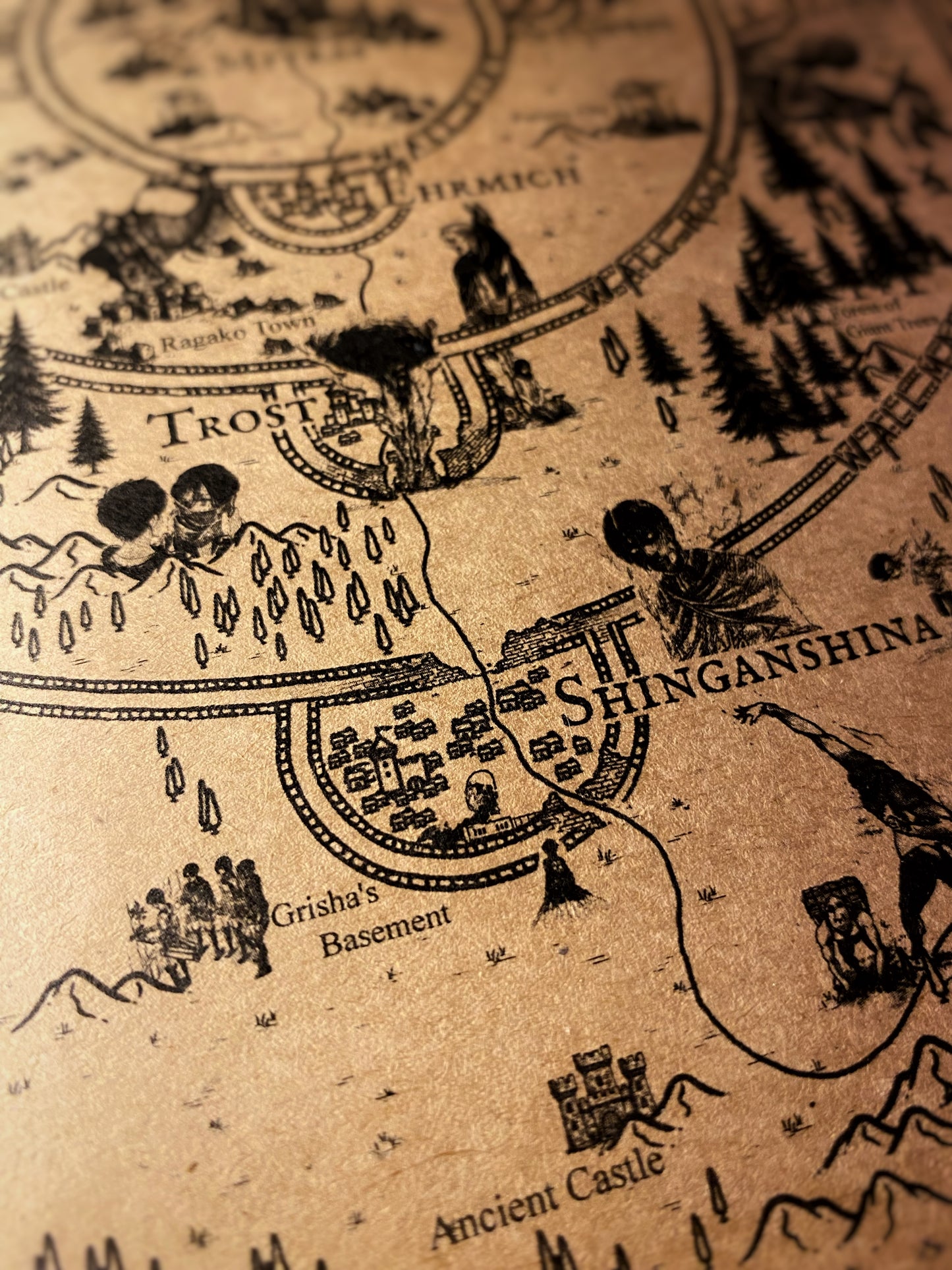 Mapa del mundo de One Piece, Póster de Monkey D. Luffy