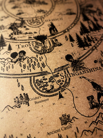 Mapa del mundo de One Piece, Póster de Monkey D. Luffy