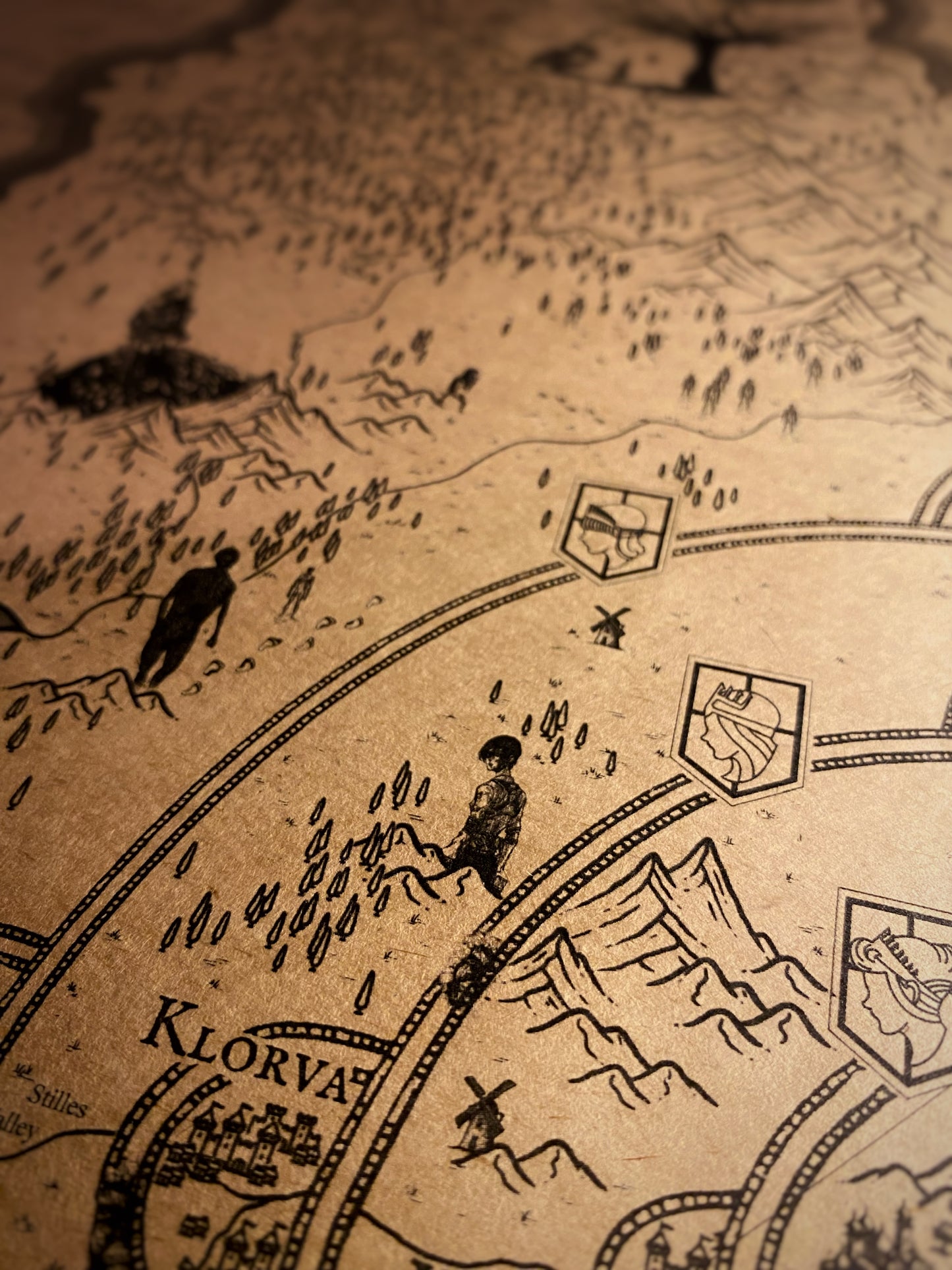 Mapa del mundo de One Piece, Póster de Monkey D. Luffy