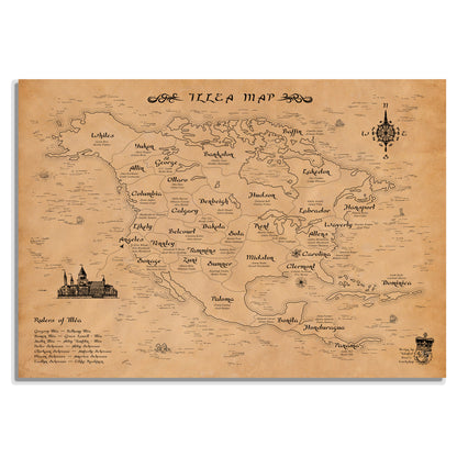 The Selection Universe, The Map of Illéa
