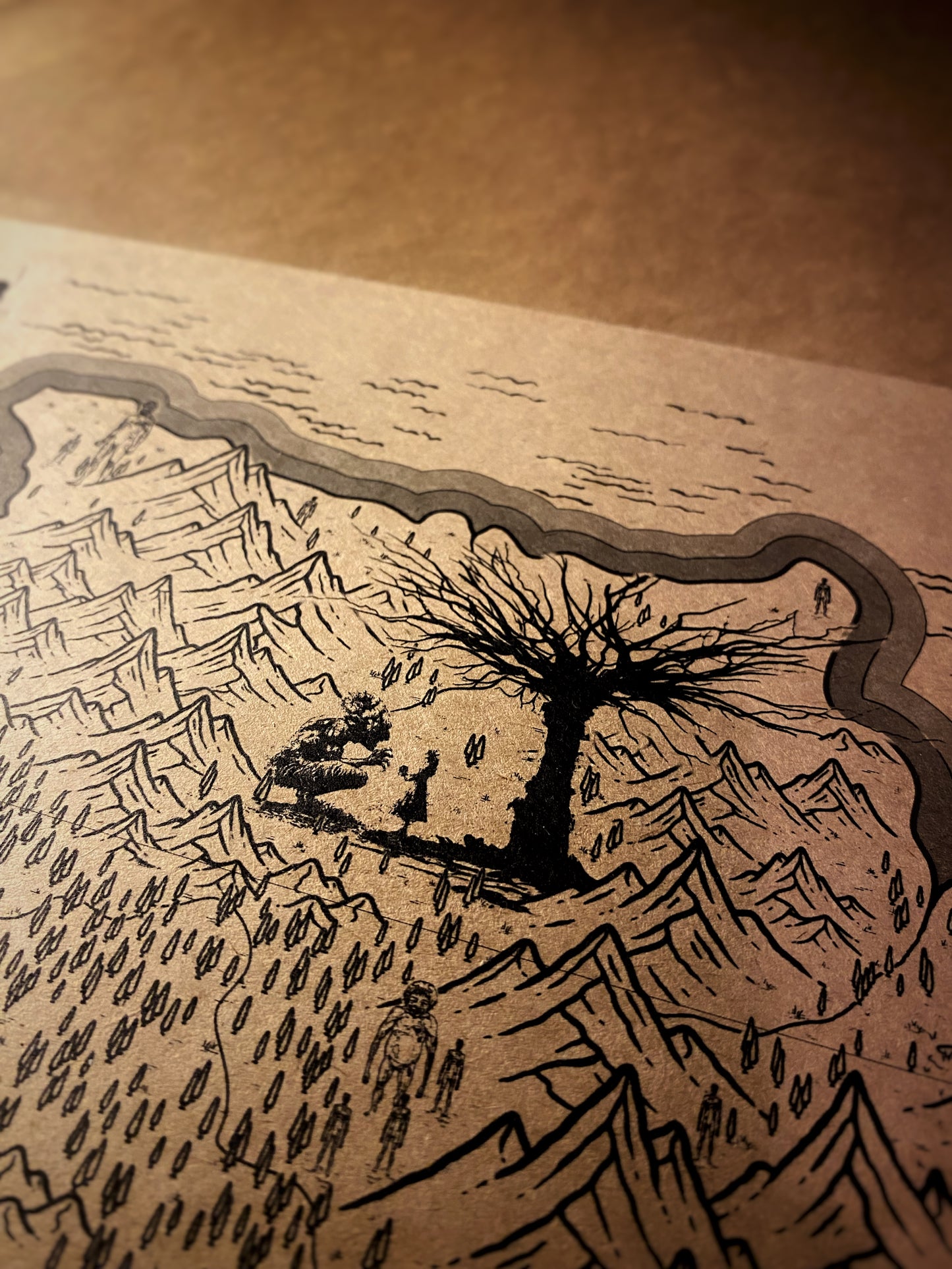 Mapa del mundo de One Piece, Póster de Monkey D. Luffy