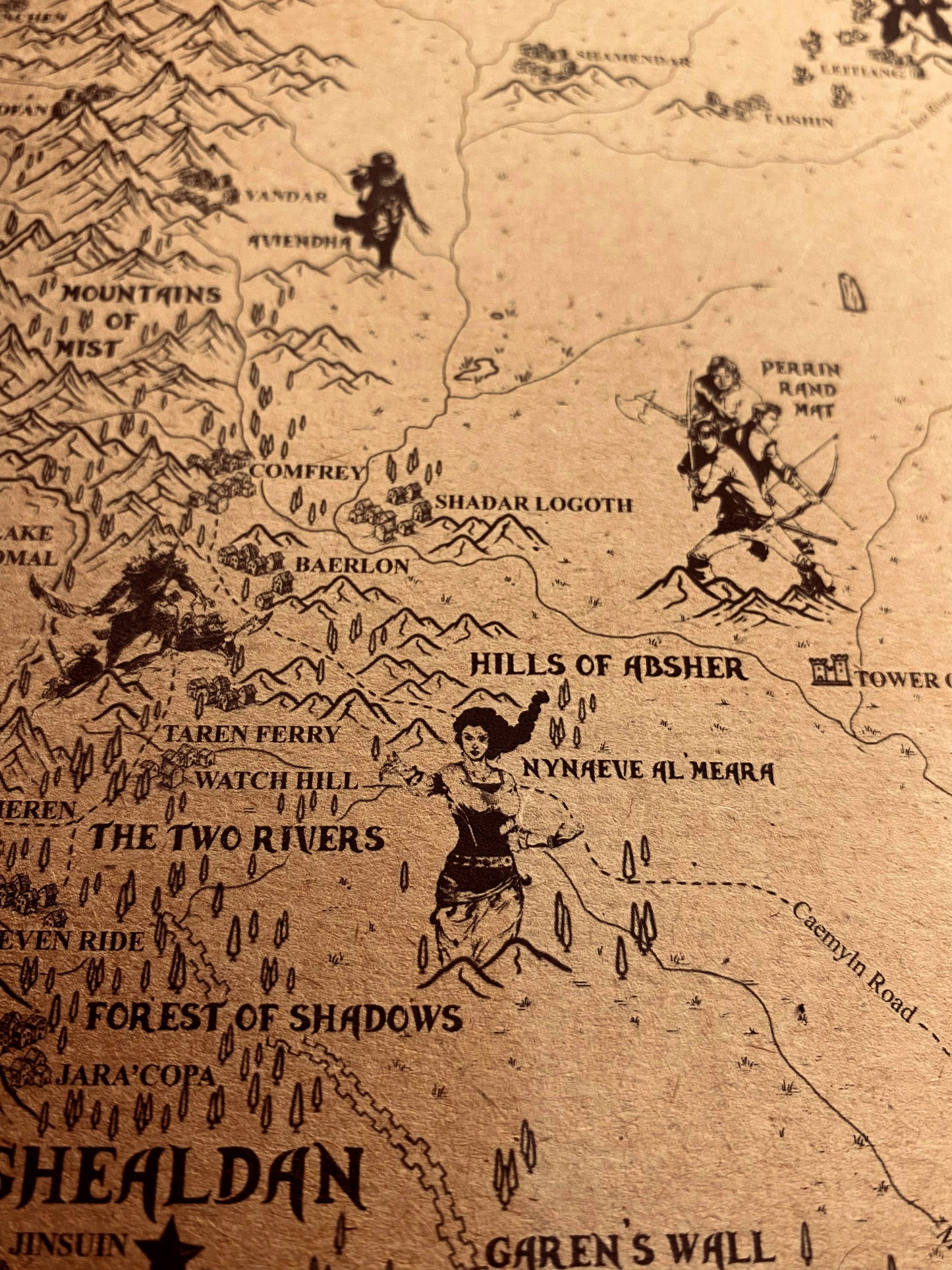 Carte du monde One Piece, Affiche de Monkey D Luffy