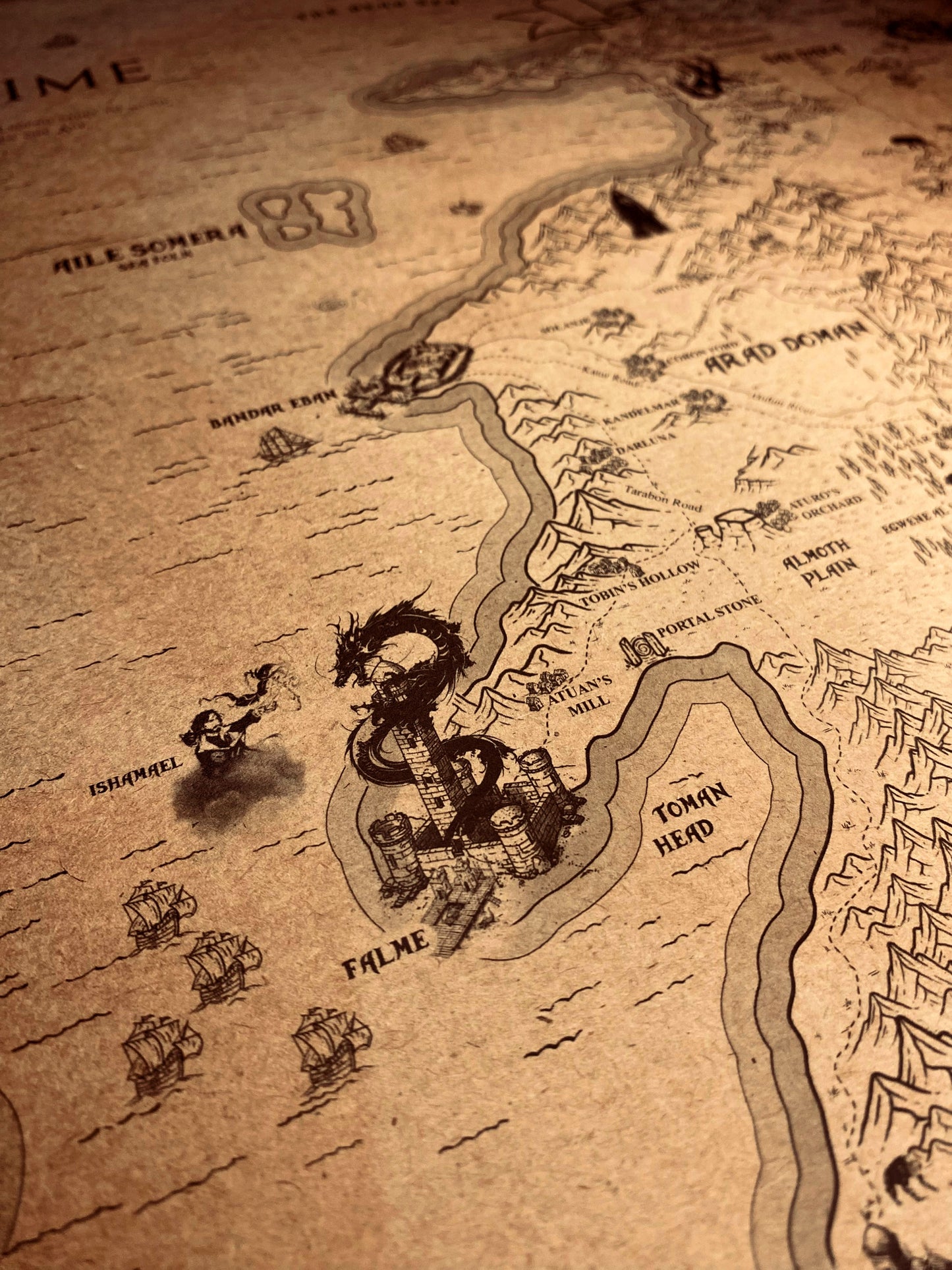 Carte du monde One Piece, Affiche de Monkey D Luffy