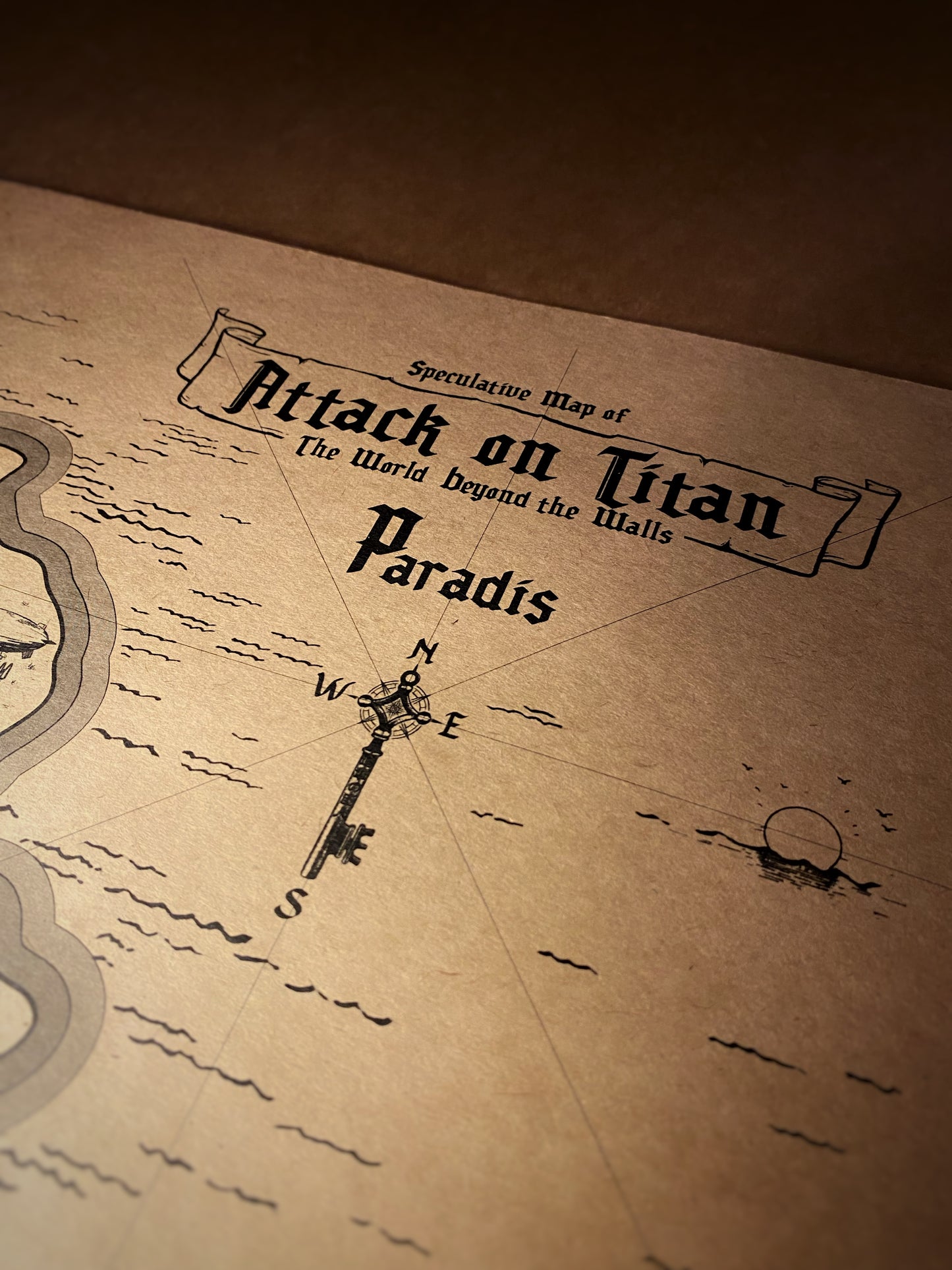 Mapa del mundo de One Piece, Póster de Monkey D. Luffy