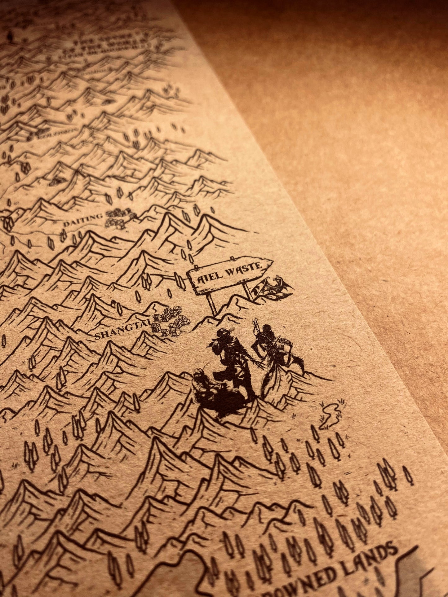 Carte du monde One Piece, Affiche de Monkey D Luffy