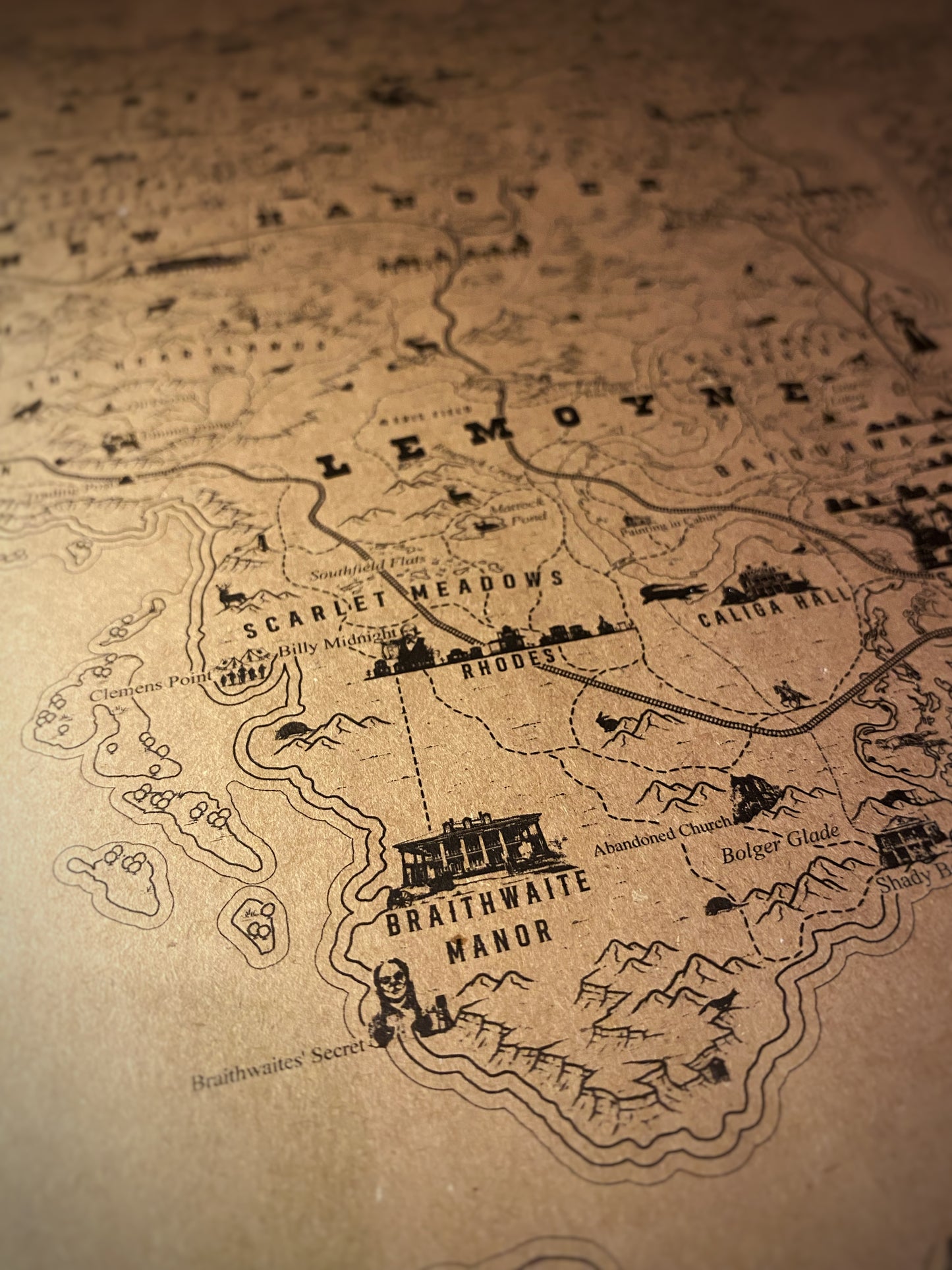 Red Dead Redemption Speculative Game Map, RDR Poster